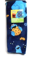 Sesame Street Cookie Monster Preschool Children Blue Throw Blanket 40" x 50"