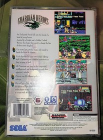 GUARDIAN HEROES Sega SATURN CD Perfect MINT Condition. Looks New UNPLAYED CIB