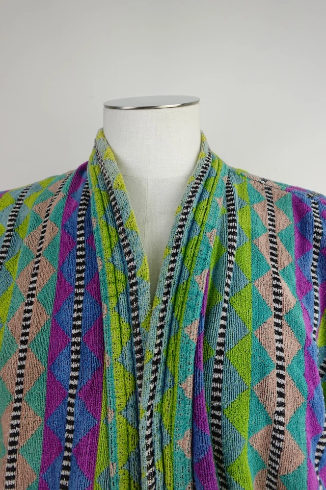Missoni Bathrobe Man Size L Vintage Jacket Cotton Terry Unisex - Image 2 of 4