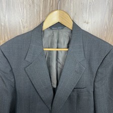 Doncaster USA Made Sport Coat Mens 40R Brown Multicolor Plaid Check Two Buttons