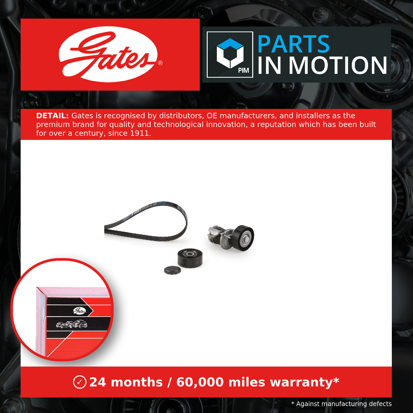 ✅Fits GATES K056PK1078 K056PK1078 MICRO V KIT ⭐UK Seller⭐ - Image 14