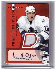 A. Steen 2005-06 Hot Prospects Prized Prospects Red Hot Auto Patch Card #270 /50