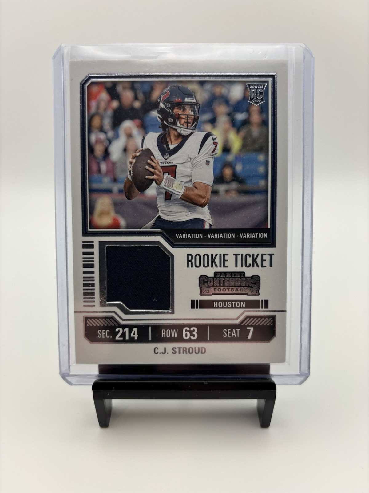 2023 Panini Contenders - Rookie Ticket Swatches Variations #TS42V C.J. Stroud