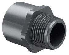 SPEARS 836-015 Male Adapter 1-1/2" PVC 140 F Schedule 80 Threaded x Socket