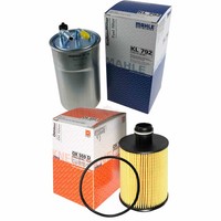 Mahle / Knecht Set Filterpaket Kraftstofffilter KL 792 ÖLfilter OX 559D