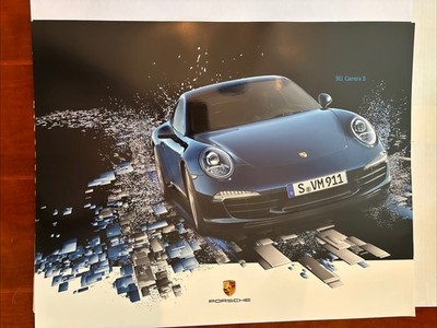 Awesome Vintage Porsche Poster has a  3D Effect  187