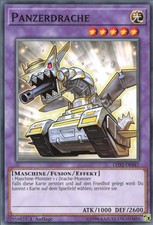 YuGiOh Panzerdrache LED2-DE047 Common Light Played 1st