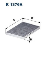 Filtron Filter, Innenraumluft K 1376A FüR Tesla