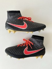 RARE New Nike Magista Obra FG Black Crimson 718754-061 Wmns Sz 10/Mens Sz 8.5