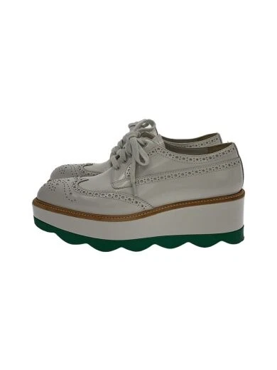 PRADA Scarpe da abito 37 5 WHT Pelle