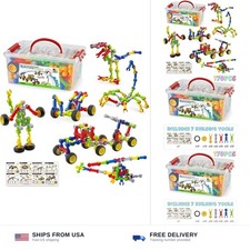 170 Pcs Building Toys for Kids Ages 4-8 with ...