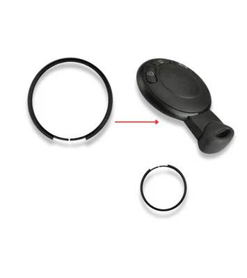 ANILLO DECORATIVO NEGRO ANILLO CARCASA COCHE MINI COOPER ONE D S COUNTRYMAN A... - Imagen 1 de 4