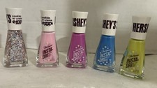 Lot Of 5 Sally Hansen Insta-Dri Hershey's Cookies n' Creme Nail Polish Set