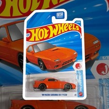 Hot Wheels Mazda Savanna RX-7 FC3S Orange 1:64 Diecast Car HW J-Imports