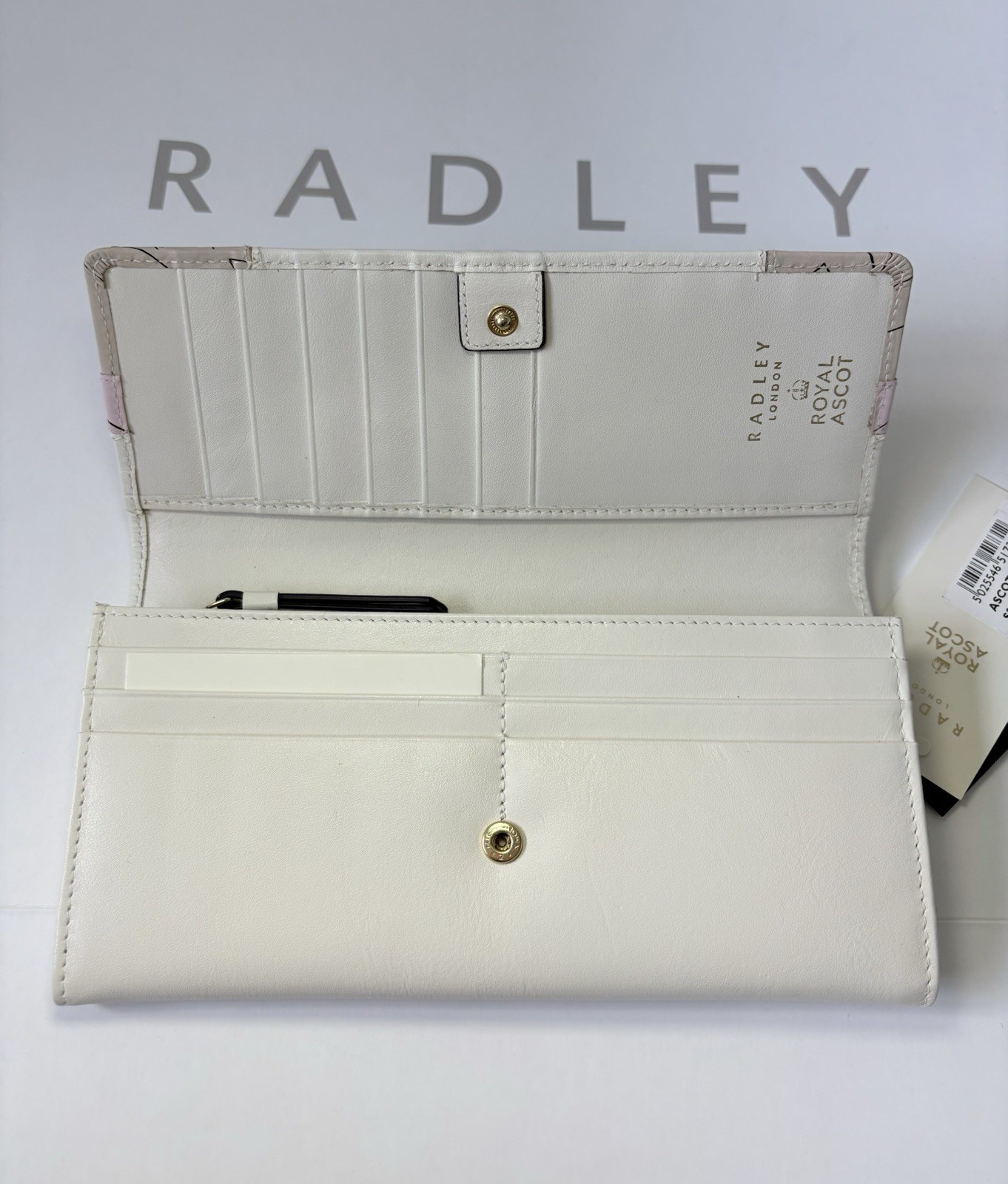 RADLEY ‘Ascot’ White Bifold Matinee Purse - BNWT image 3