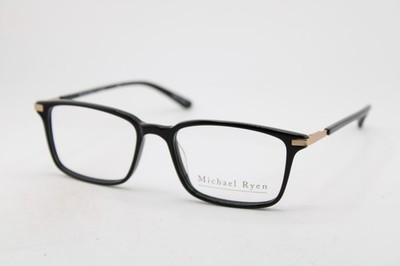 NEW MICHAEL RYEN MR-290 C2 BLACK GOLD AUTHENTIC EYEGLASSES 53-18