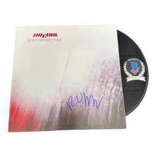 ROBERT SMITH SIGNED AUTOGRAPH THE CURE SEVENTEEN SECONDS LP VINYL BECKETT BAS