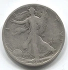 1918- S- WALKING LIBERTY HALF DOLLAR-90 % SILVER- LOT #243