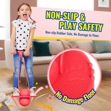 Kids Pogo Ball - Bounce & Play Hopper Ball for Age 5+,Sturdy Pogo Stick for Kids