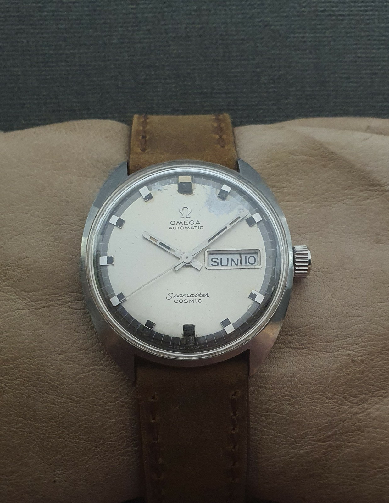 OMEGA SEAMASTER COSMIC ref.166.036 VINTAGE 70's RARE SWISS WATCH.