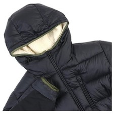 MONCLER REVERSIBLE GOUSTAN SIZE 3 L LARGE MENS DOWN JACKET BLACK