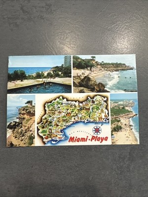 Postkarte Costa Dorada Tarragona Miami Playa Montroig AK 2373
