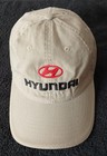 HYUNDAI NISSIN Beige w/Red Baseball Cap One Size Adjustable Embroidered — photo 1