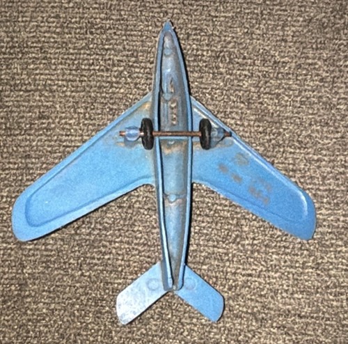 US Army Jet Blue Renwal No. 164 Made In USA 5" Vintage Plastic Toy 1950’s - Picture 6 of 6