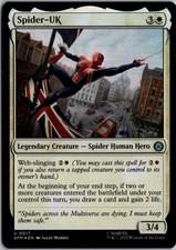 Spider-UK 17 Uncommon Marvel's Spider-Man Magic: The Gathering Foil Near Mint