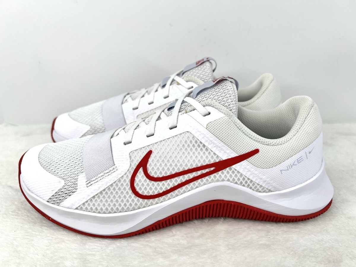Nike MC Trainer 2 Gym Fitness Sneakers Mens 9 White University Red