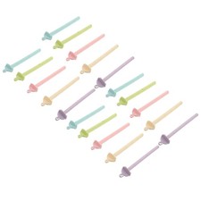 20 Pcs Parrot Perching Bar Bird Colorful Cage Perches for Parakeets