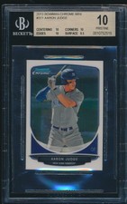 BGS 10 AARON JUDGE 2013 Bowman Chrome Mini NY Yankees Rookie Card RC PRISTINE