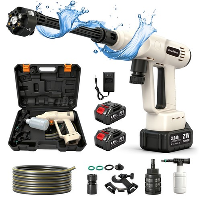 #ad Portable Cordless Electric High Pressure Water Spray Gun Car Washer Cleaner Tool $78.65