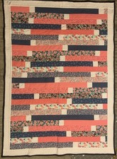 Floral Crib Quilt - 35  x48  
