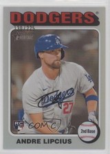 2024 Topps Heritage High Number Chrome Silver Border /225 Andre Lipcius #699 s3g