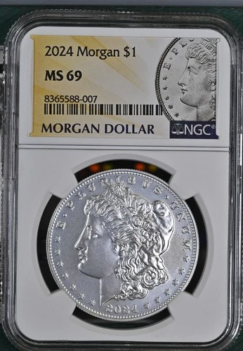2024-P SILVER MORGAN DOLLAR  NGC MS69