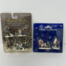 Christmas Village People Figure Decorative Holiday Figurines