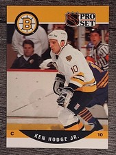 1990-91 Pro Set #587 Ken Hodge Jr. RC
