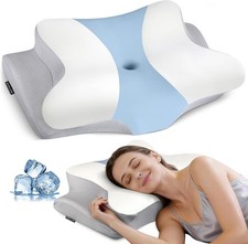 Cervical Neck Pillow for Pain Relief, Bed Pillows for Sleeping, Ergonomic Coolin