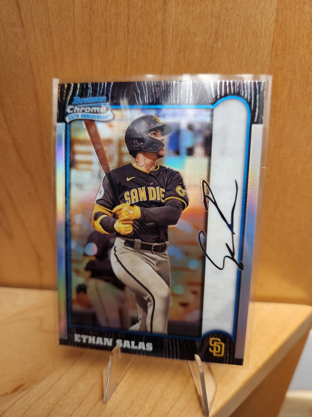 Ethan Salas 2024 Bowman Chrome 25th Anniversary BC25-13 Padres