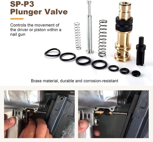 Válvula de émbolo y gatillo SP-P2 SP-P3 repuesto para Hitachi NR83A...  - Imagen 3 de 6