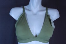 NWT Calvin Klein Wireless Lightly Lined Triangle Bralette Bra size Large Green