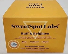 SweetSpot Labs Buff & Brighten Daily Ingrown Hair Treatment Pads. FREE SHIPPING