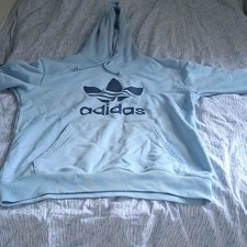 adidas Originals Herren Hoodie Blau Gr. M Tre...