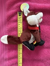 7” Vintage Coca-Cola Fannie the Fox bean bag plush - still with tag