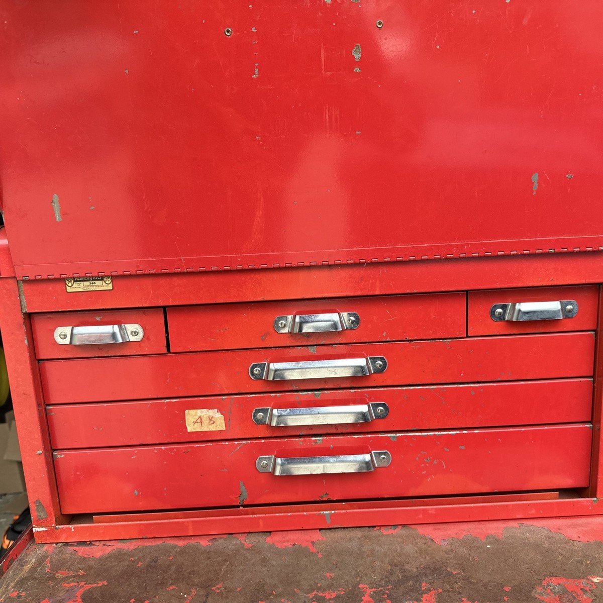 Kennedy Kits 260 Machinist Toolbox Chest 6 Drawer 26” Red USA