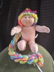 vintage Cabbage patch kid hm1 triang girl rainbow rerooted hair