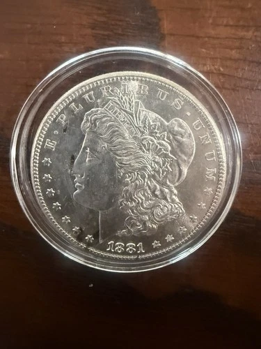 1881-S Morgan Silver Dollar MS Choice+