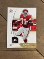 Priest Holmes Cards, Rookie Cards, Autographed Memorabilia Guide 22