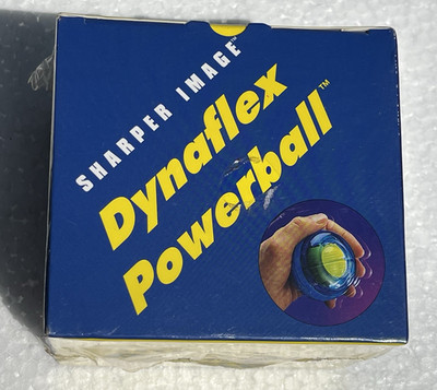 Dynaflex Lighted Gyro Power Ball Exerciser Dynaflex Blue Sharper Image